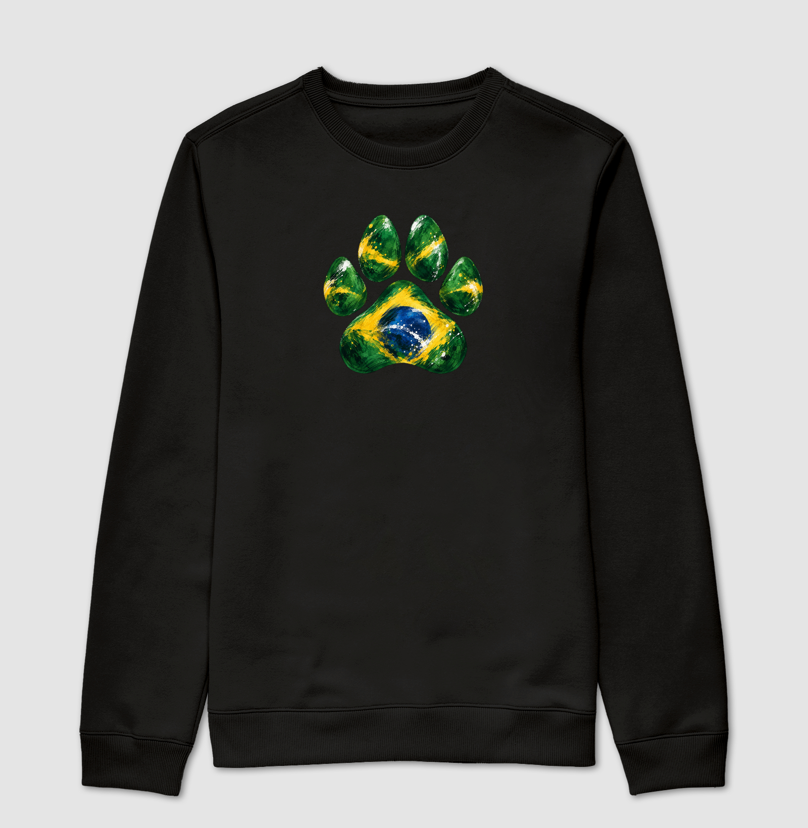 Brasil em Pinceladas - Suéter Moletom