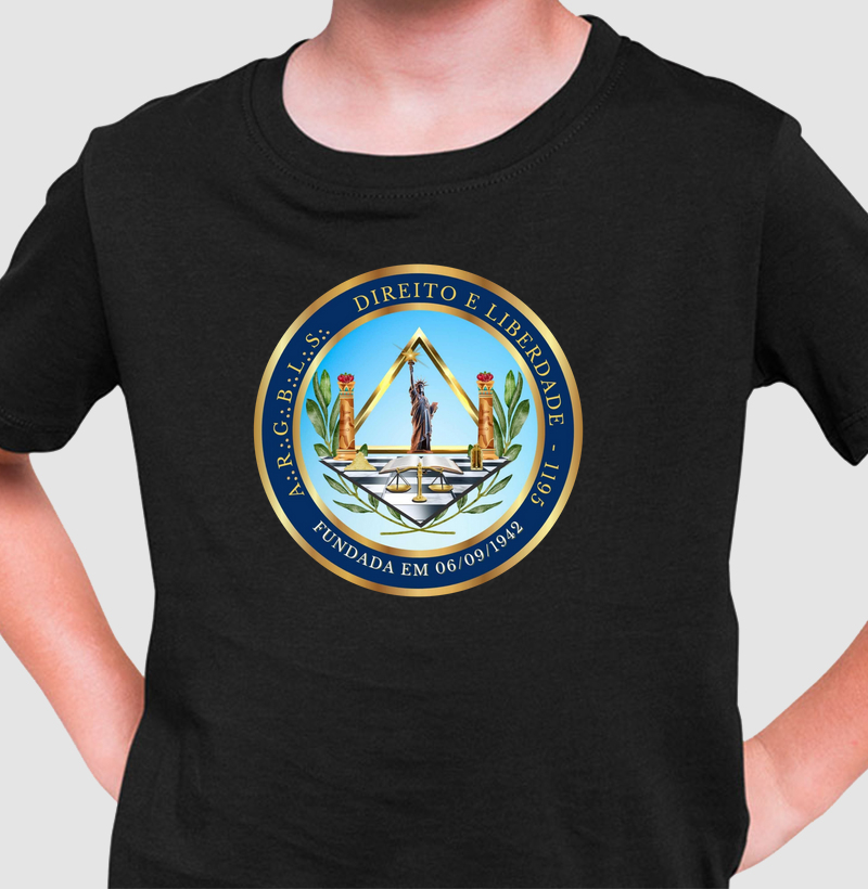 Camisa Infantil -ARGBLS - Direito e LIberdade