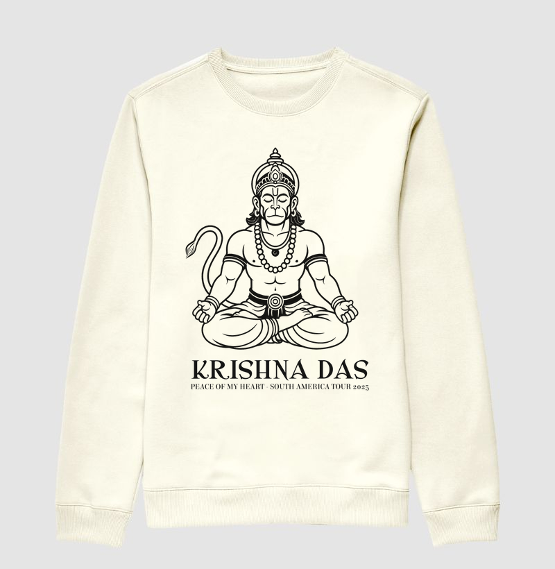 Hanuman - Suéter Moletom - Estampa Preta