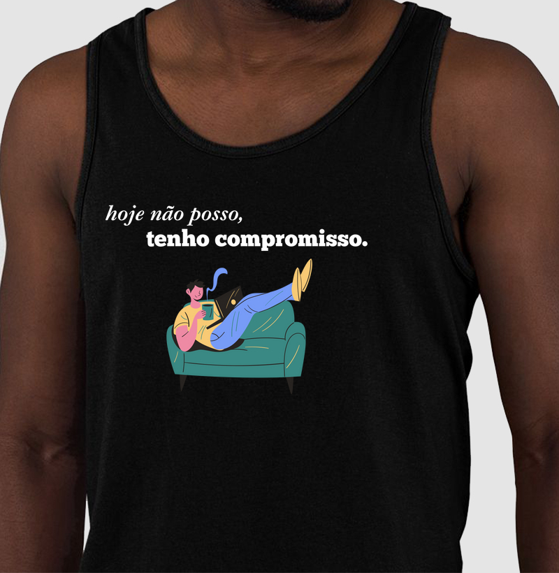 Hoje não posso, tenho compromisso (versão masc)