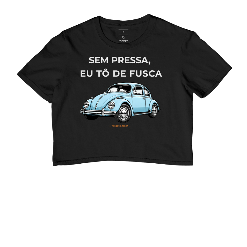 Sem pressa, eu tô de fusca - Azul Claro