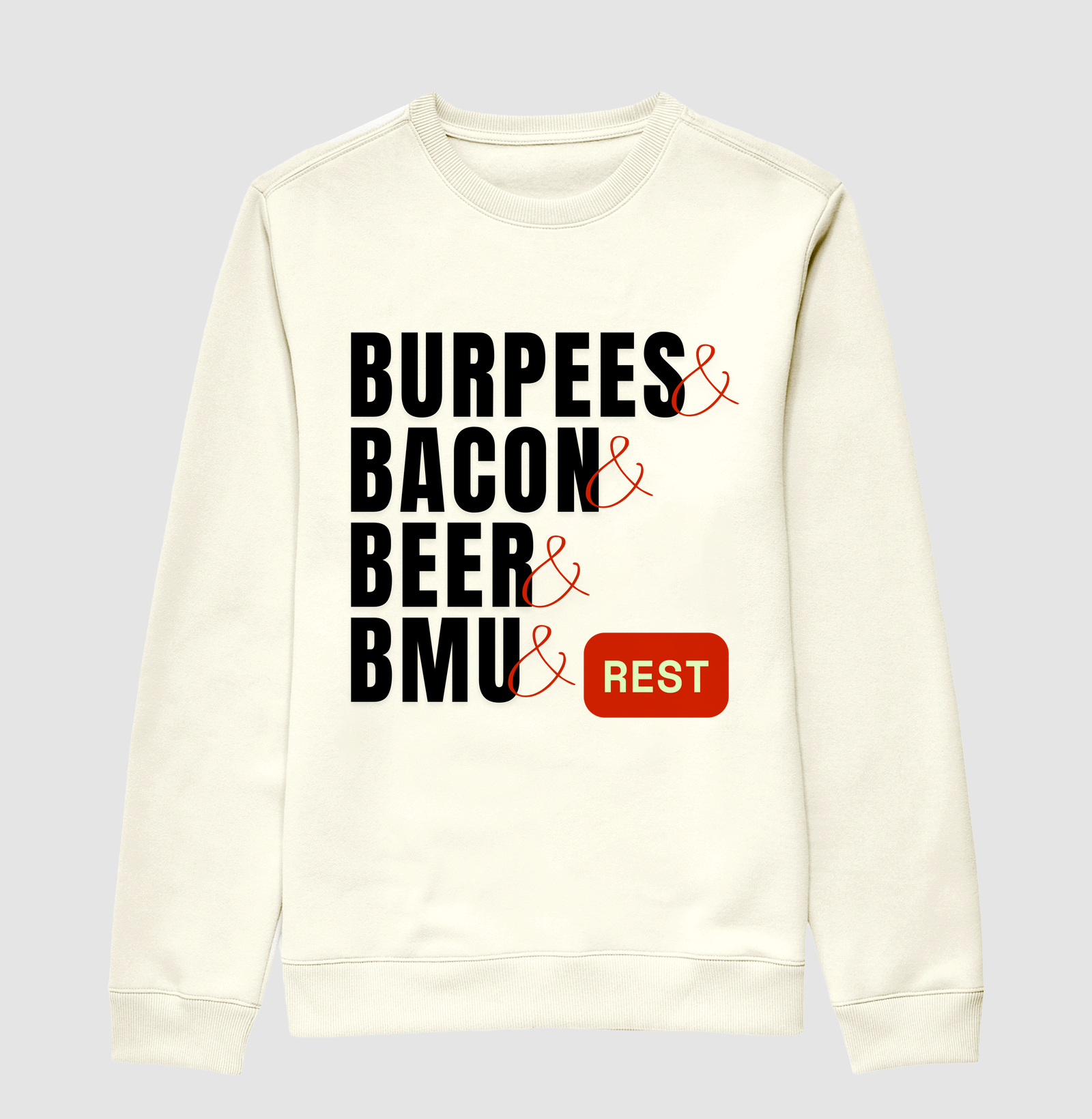 Burpees, Bacon, Beer, BMU - (Branca)