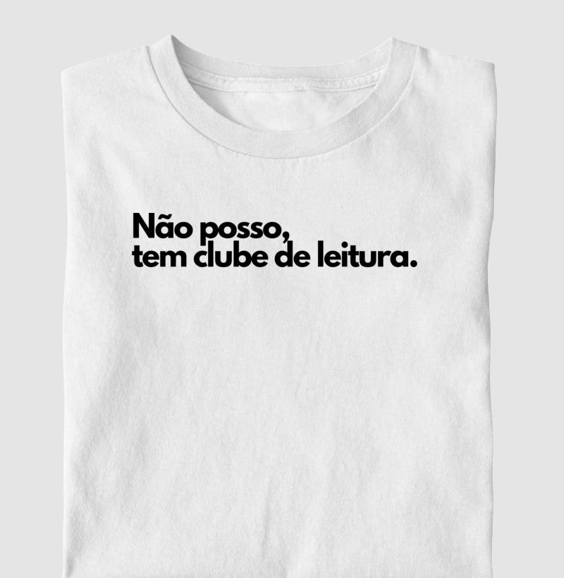 Não posso - clube de leitura