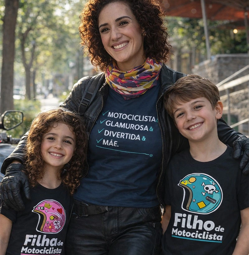 Motociclista, Glamurosa, Divertida, Mãe