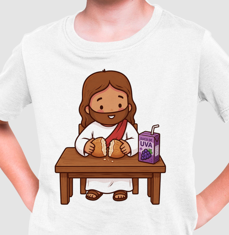 Jesusinho com Pão e Uva