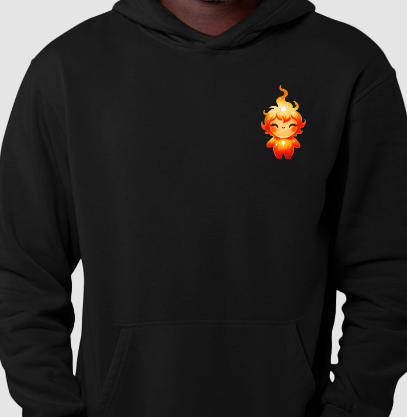 Camiseta Mini Duende de fogo