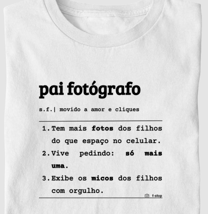 Pai fotógrafo