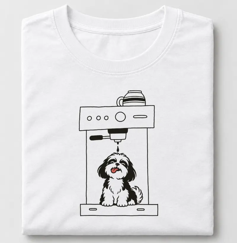Coffee Shih Tzu - Camiseta