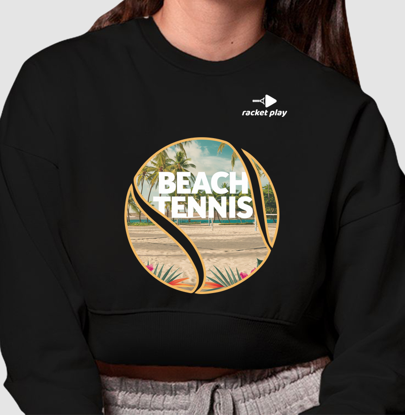 Cropped Moletom Beach Tennis - Bola