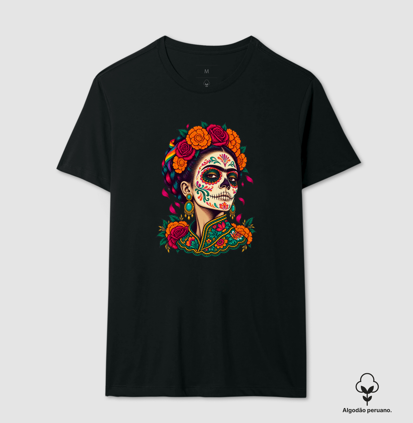 Eterna Frida — Camiseta Algodão Peruano