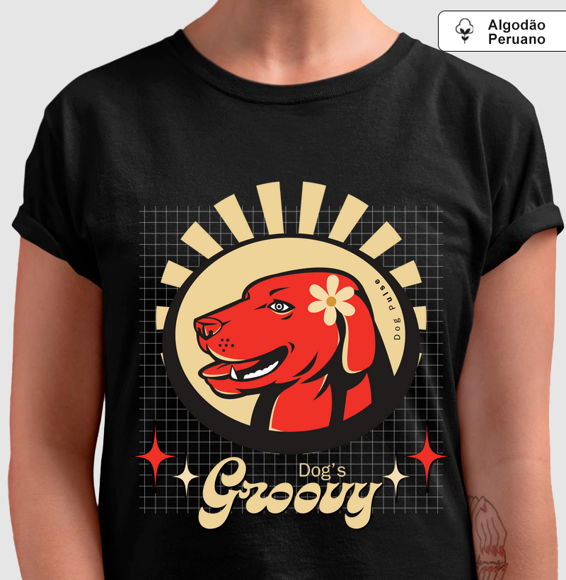 Camiseta Algodão Peruano Dog Pulse – Dog’s Groove