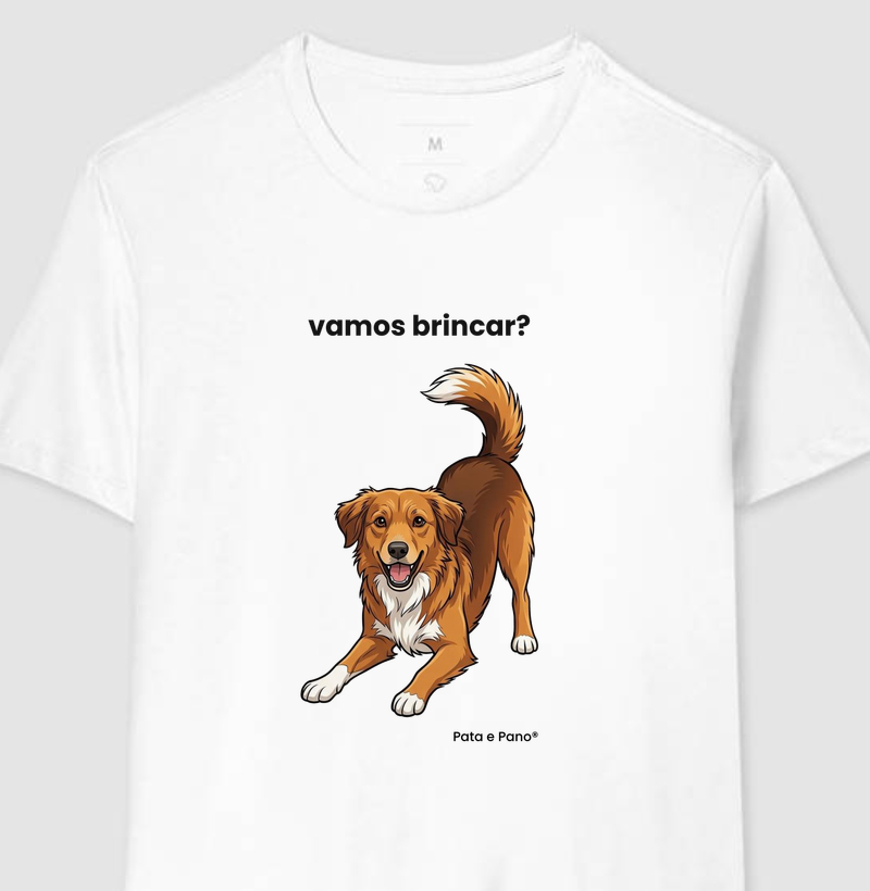 CAMISETA NOSSO MASCOTE BRINCAR - Camiseta