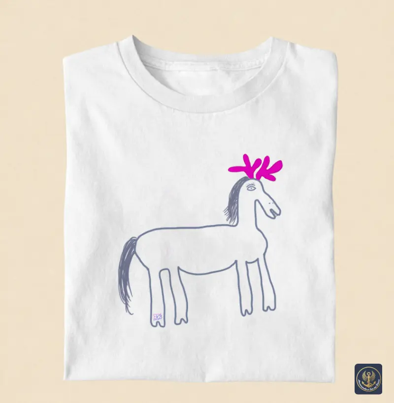Cavalo Chifres Rosa