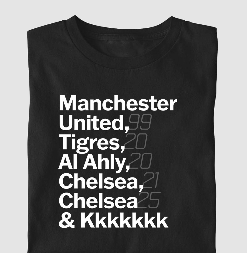 Camiseta Sem Mundial Kkkkk 