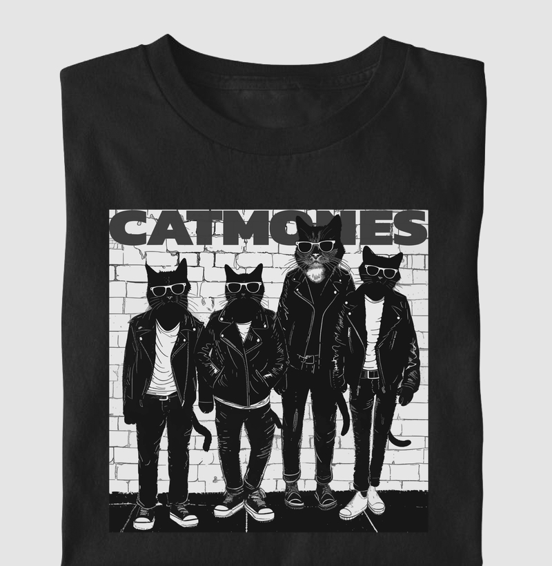 Camiseta Gato Catmones