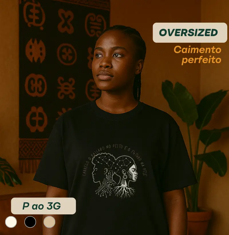 Carrego o passado no peito e o futuro na pele