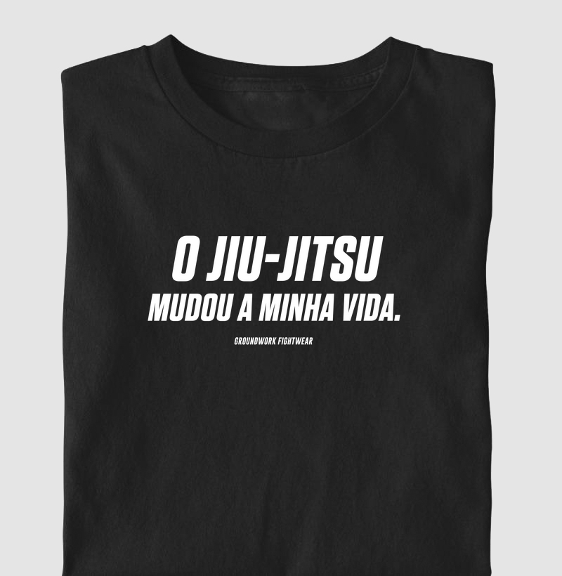 O jiu-jitsu mudou a minha vida
