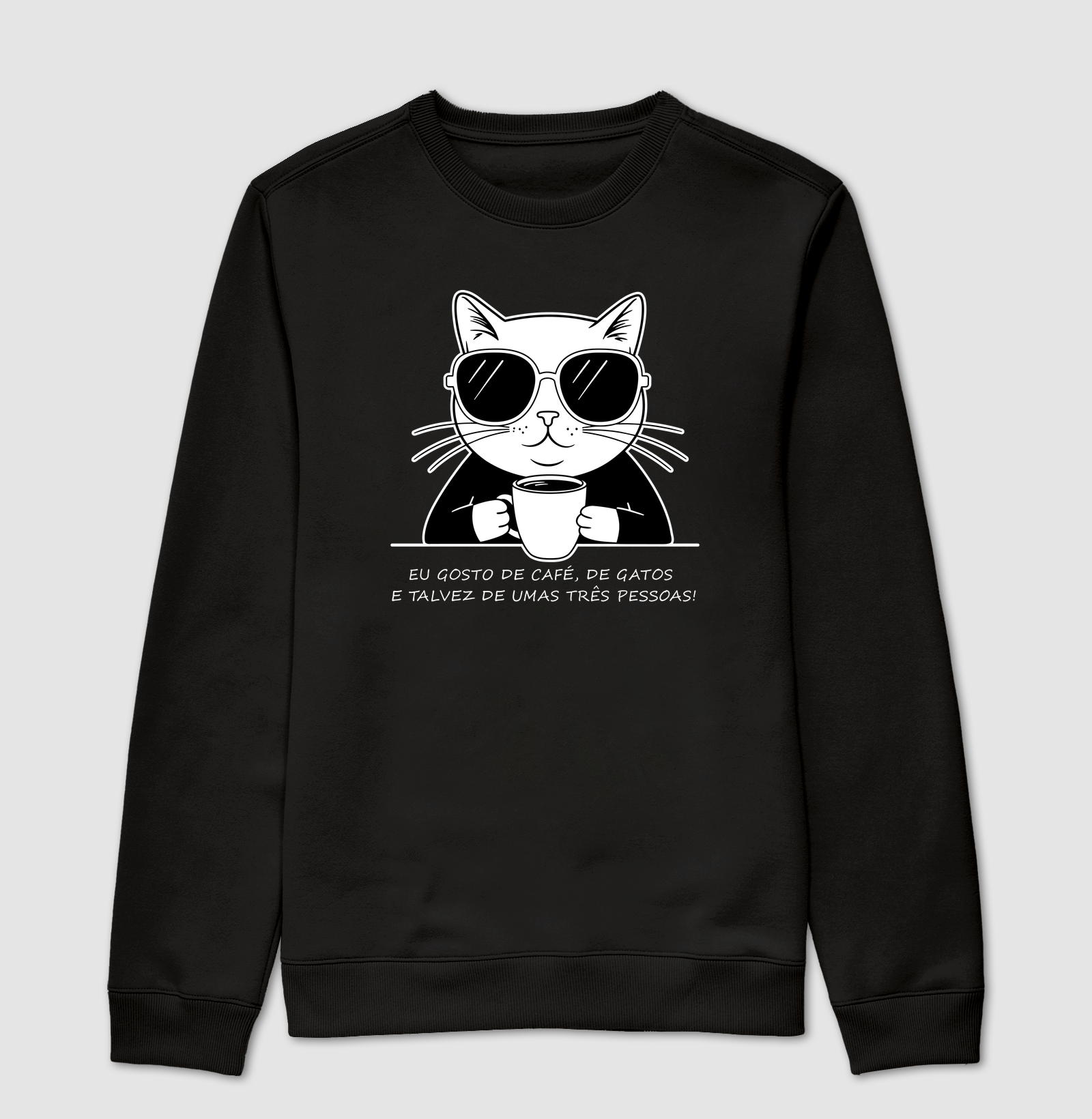 Eu gosto de café, de gatos e talvez de umas três pessoas!