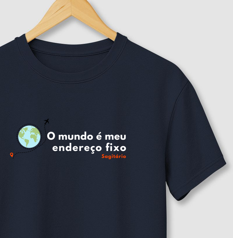 O mundo é meu endereço fixo