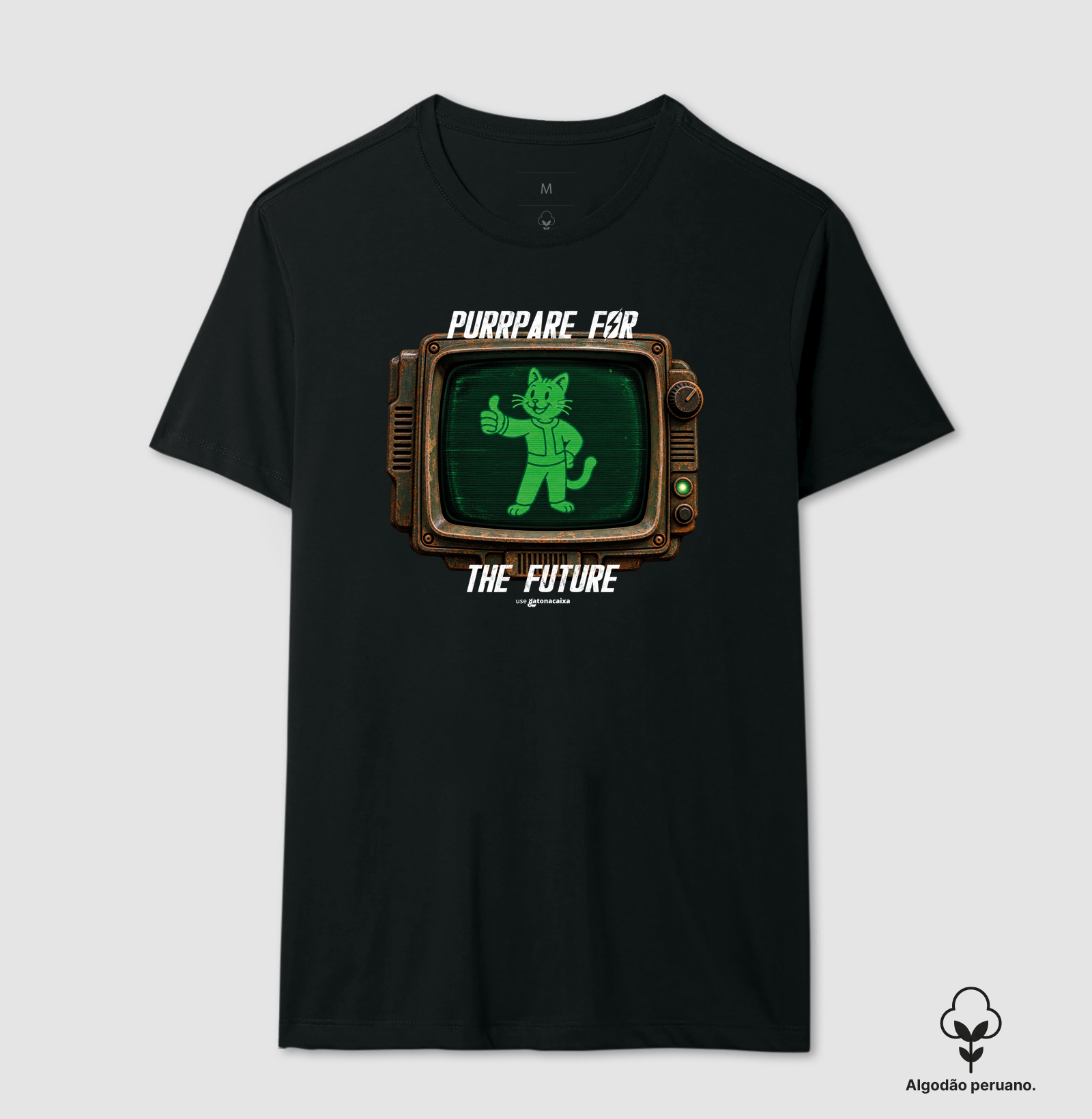 PURRpare for the Future - Camiseta Algodão Peruano