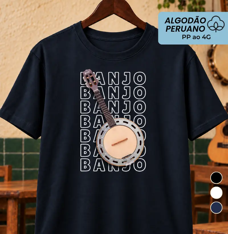 Banjo 2 - Camiseta Algodão Peruano