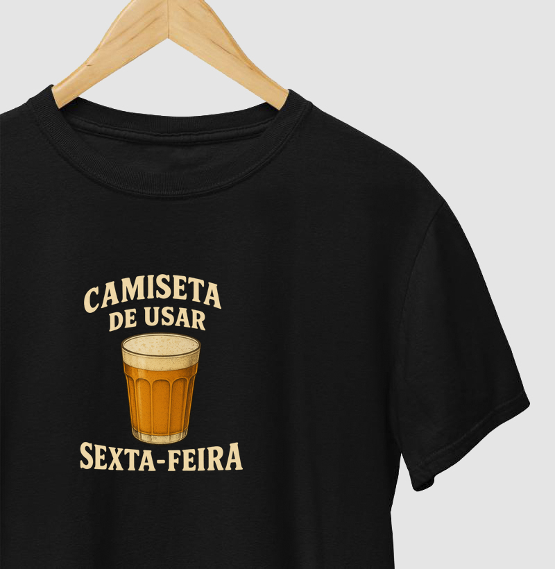 Camiseta - Saideira Retro camiseta de sexta-feira 