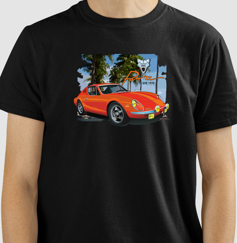 Camiseta Puma GTE 1972 Paisagem - Camiseta