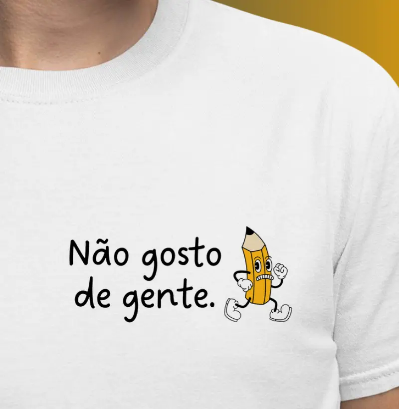 NÃO GOSTO DE GENTE(ESCRITO)