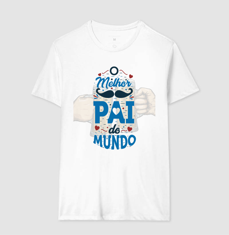 Camiseta Coleção Pai - Melhor pai do mundo Brindar