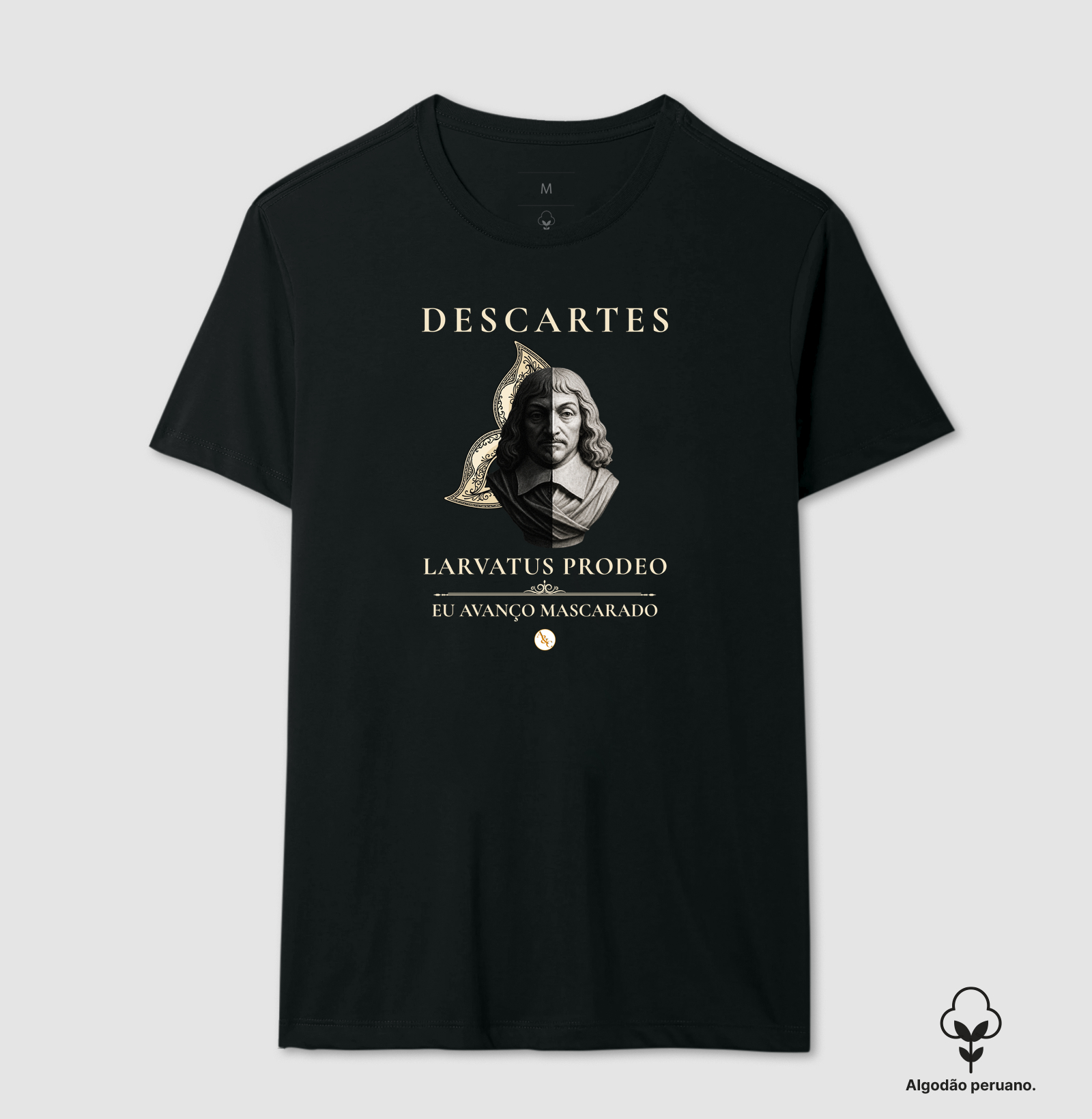 Camiseta A Máscara da Razão | Descartes