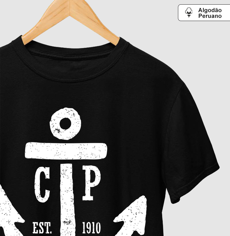 Camiseta Algodão Peruano - Âncora CP 1910