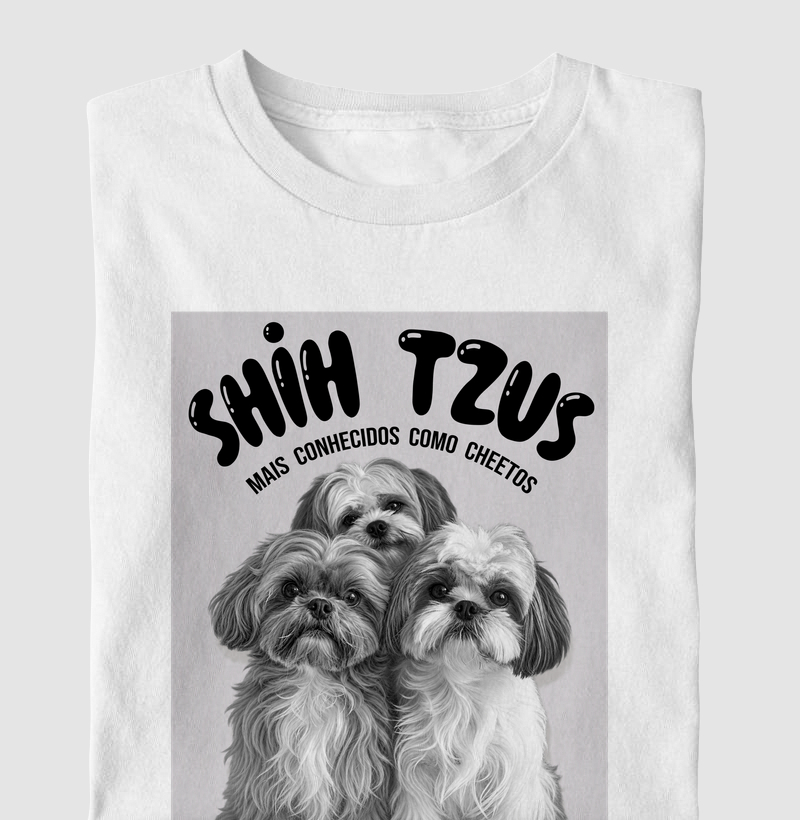 🐶⚔️ Os Três Shihtuzeiros ⚔️🐶 - Camiseta Infantil