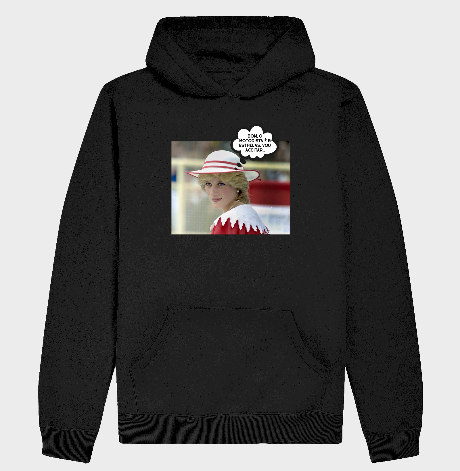 Bom, o motorista é 5 estrelas. Vou aceitar... - Diana, Princesa de Gales