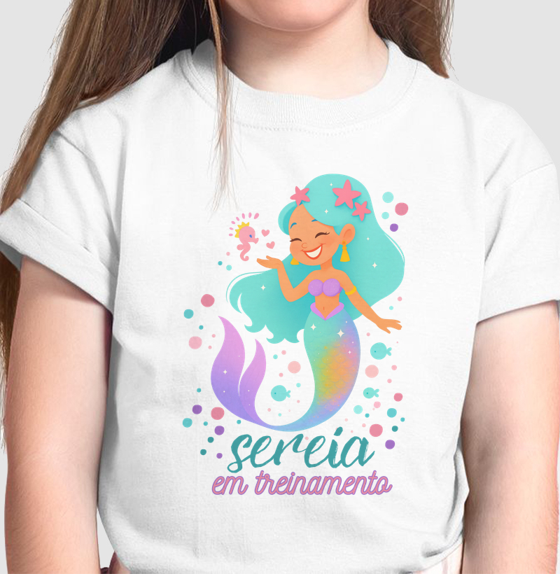 Sereia em treinamento
