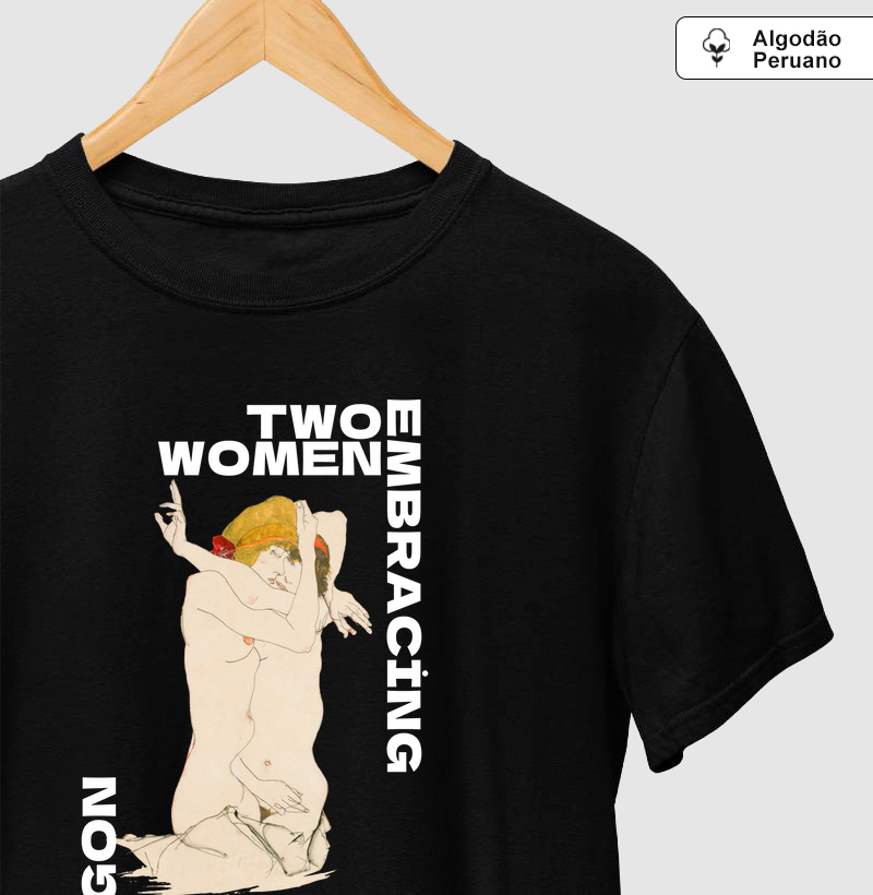 Duas mulheres se abraçando (1913) - Egon Schiele