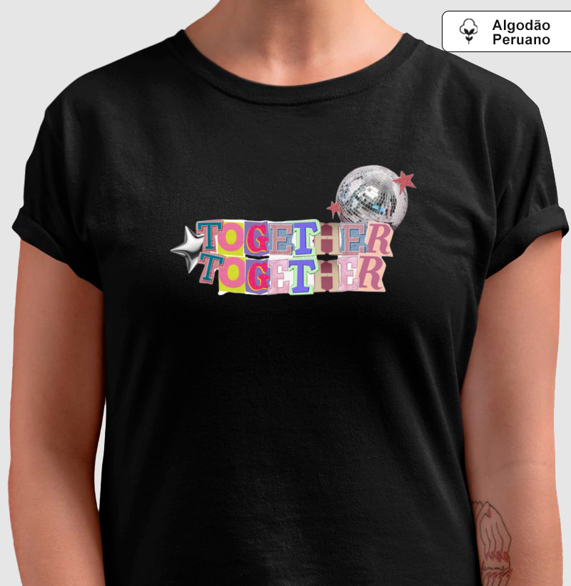Camiseta Algodão Peruano Together forever - Harry Styles 