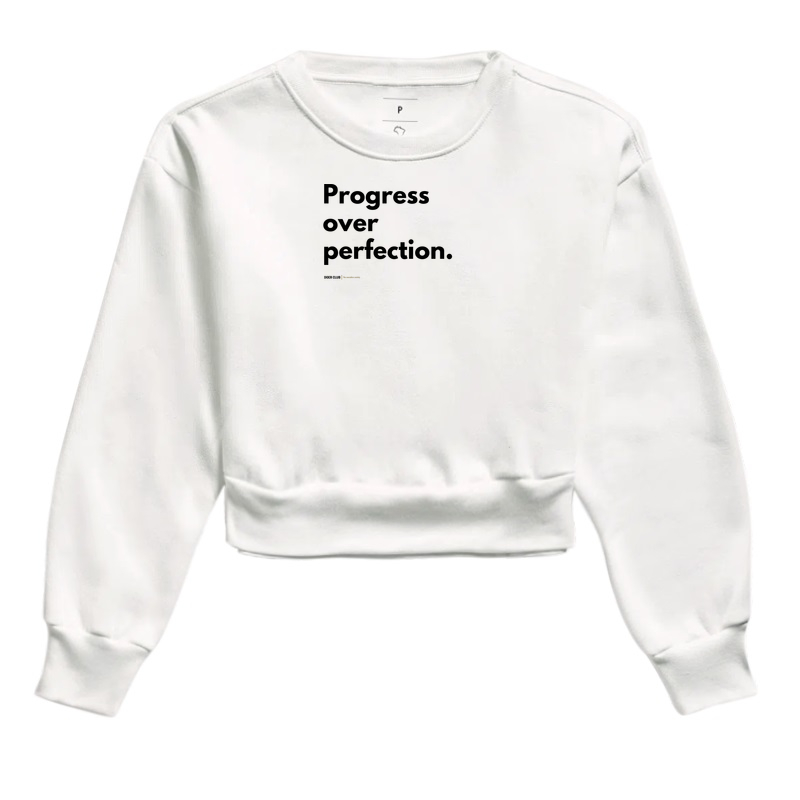 Progress over perfection.