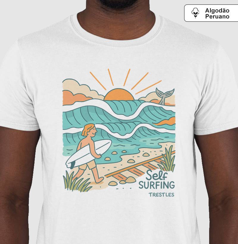 TRESTLES SUNRISE - Camiseta Algodão Peruano