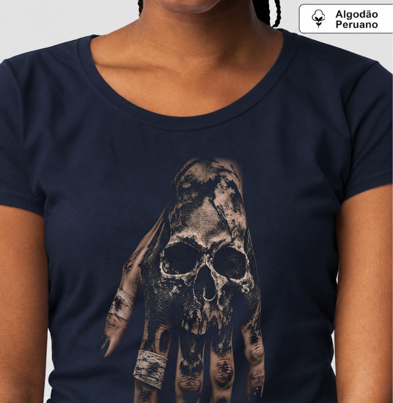 Mãos Marcadas - Mulher - Camiseta Algodão Peruano