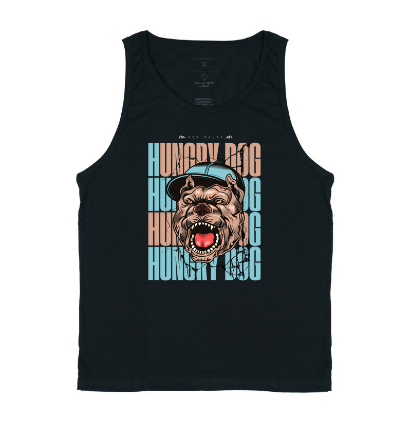 Camiseta Regata Dog Pulse Hungry Dog