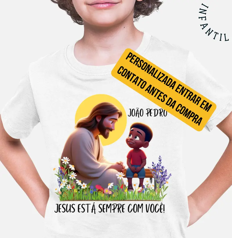 Personalizada - Jesus está sempre com você! João Pedro