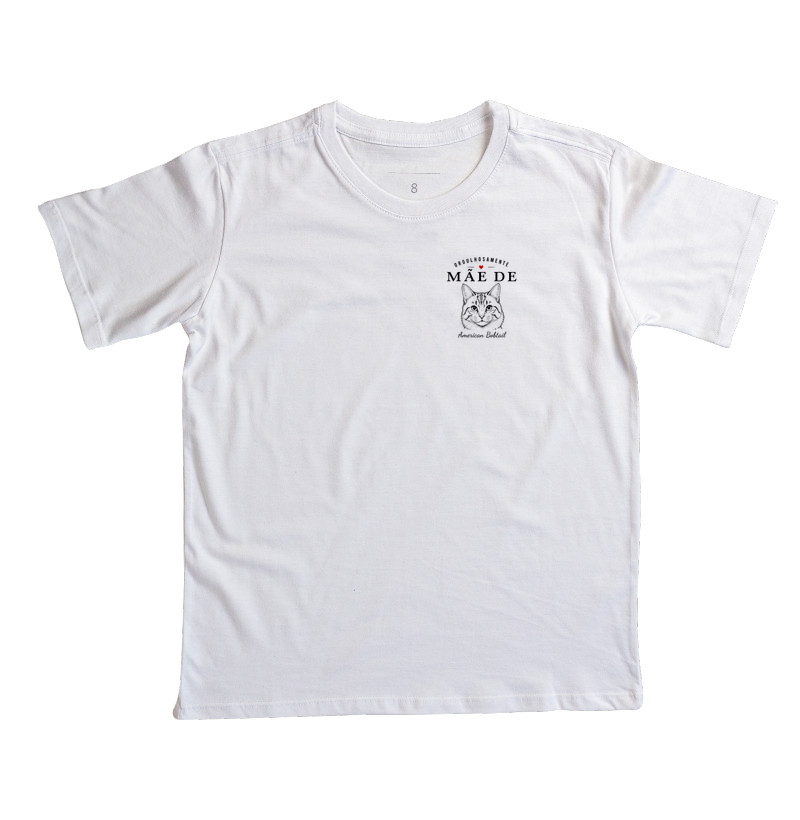 Orgulhosamente Mãe de American Bobtail - Camiseta Infantil
