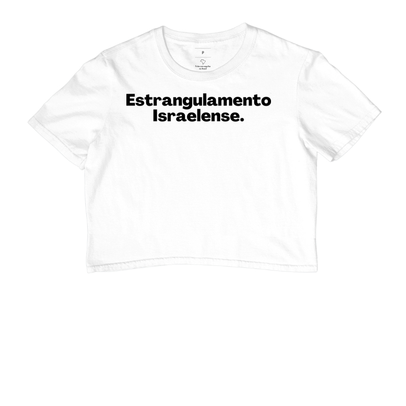 Cropped Estrangulamento Israelense