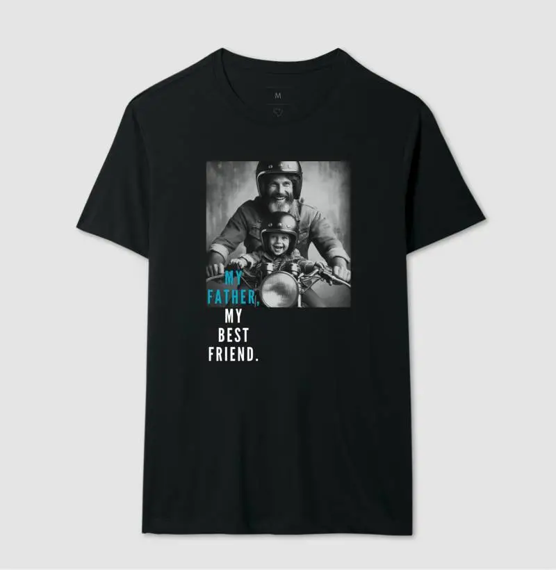 Camiseta Motociclista MY FATHER, MY BEST FRIEND.
