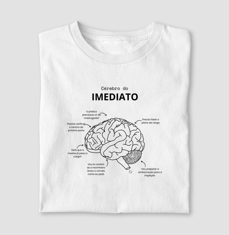 Camiseta Cérebro do Imediato 
