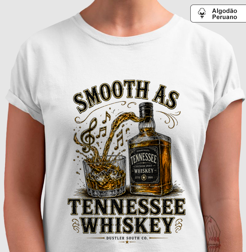 Baby Look Feminina  Smooth Tennessee Whiskey