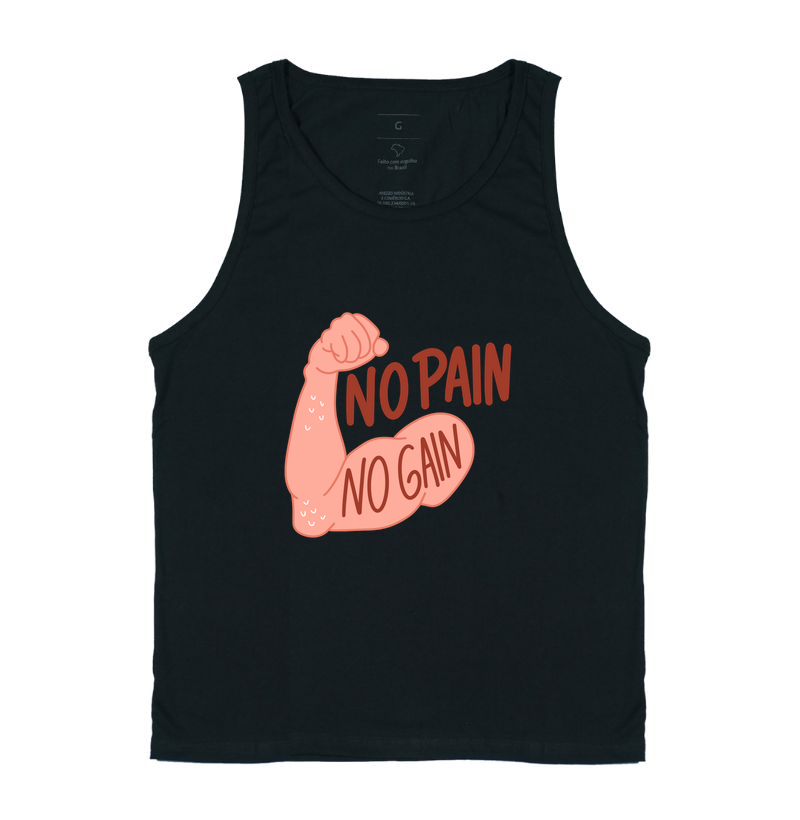 Camisa No pain no gain