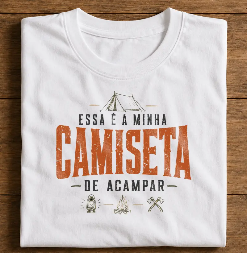 Camiseta de Acampar — Camping