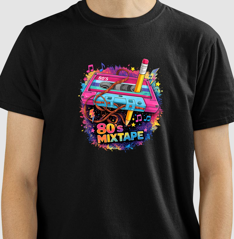 Camiseta Mix Tape Retro