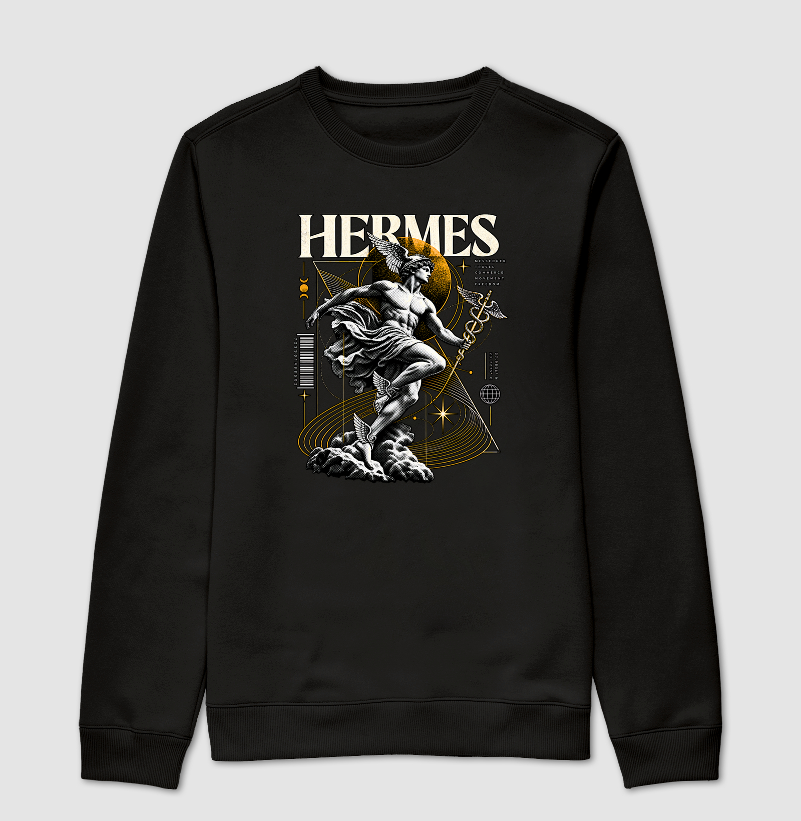 Hermes — Divine Messenger - Suéter Moletom